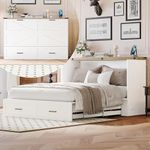 howcool Queen Murphy Bed Cabinet wi