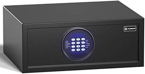 XDeer HS300 Hotel Safe 1.39 Cubic Feet Home Safe Personal Document Steel Security Safe Box With Hotel-Style Digital Electronic Lock- Black