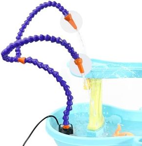 Water Table Pump, Kids Water Pump Non-Stop Fun Summer Outdoor Water Table Toys Outside Water Play Table Accessories for Toddlers Kids - Double