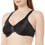 Olga Women's Signature Support Satin Bra, Black, 38C