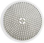 1Pcs Shower Drain Hair Trap Stainless Steel Shower Drain Cover Super Seal Protector, 4.65 Inches Shower Plughole Cover Hair Catcher for Shower Drain