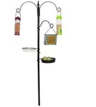 KINGFISHER BLACK METAL GARDEN WILD BIRD CARE TRADITIONAL FEEDING STATION BFS