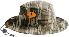 MISSION Mossy Oak Bucket Hat, Bottomland - Unisex Wide-Brim Hat for Men & Women - Lightweight, Foldable & Durable - Cools Up to 2 Hours - UPF 50 Sun Protection - Machine Washable