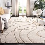 SWEET HOMES Handcrafted Velvet Touch Carpets, Size 4X6 Feet, Colour ‎Ivory;Beige