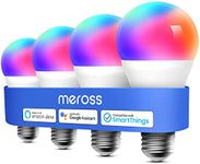 Smart Light Bulb, WiFi LED Bulbs Works with Alexa, Google Home, Dimmable E26 Multicolor 2700K-6500K RGBWW, 810 Lumens 60W Equivalent, 4 Pack