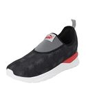 Puma Unisex-Kid Barney Junior Black-High Risk Red-Castlerock Sneaker - 3UK (39187402)