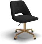 Inmod Julian Boucle Office Chair, Black