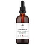 Lemon Balm Herbal Tincture Liquid Extract, Hand Crafted Natural Medicine Remedies Herb Formula Drops, Non-GMO, Vegan, Gluten Free, No Fillers (Melissa officinalis) (100mL, 3.4oz)