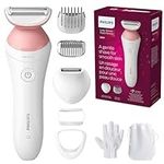 Philips Female Grooming Lady Shaver Series 6000, Cordless Wet & Dry use, 7 accessories, BRL146/00