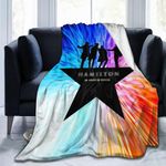 Musical Blanket Soft Cozy Music Throw Blanket Lightweight Blankets Gifts for Music Lovers Bed Couch Sofa 80"X60"