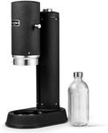 Aarke Carbonator Pro, Sparkling Water Maker with Glass Bottle, Matte Black Finish