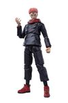 QAHEART Itadori Yuji Action Figure, 18cm Anime JJK Figure Model Statue Movable Figure, Changeable Face Handmade Collectible Desktop Decoration Gifts for Fans