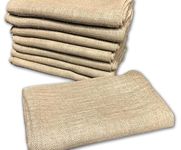 Natural Burlap 8 feet by 5 feet - Burlap Tree Wrap, Burlap Tablecloth, Plant Cover and Erosion Control Blanket - Ideal for Burlap Fabric Placemats, Freeze Protection