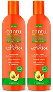 Cantu Avocado Hydrating Curl Activator Cream with Pure Shea Butter, 12 oz (Pack of 2) (Packaging May Vary)