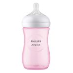 Avent Philips Natural Response 3.0 Pink Feeding Bottle 260ml SCY903/11