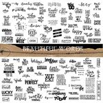 Doraking 90PCS Vintage Nice Words Sentences Sweet Happiness Stickers for Decoration Laptop Scrapbook Windows - Doraking No-Repeat Vintage Words Stickers