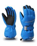 ThxToms Kids Warm Gloves Winter Waterproof Snow Gloves for Ourdoor Sports, Toddler Bulky Ski Gloves for Boys Girls