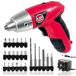 SPARES2GO Cordless Rechargeable Electric Screwdriver Combi Drill & Bit Set (4.8V)