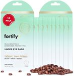 Fortify Under Eye Pads for Dark Circles & Puffy Eyes - Korean Eye Mask with Zeolite - Rejuvenates + Hydrating Eye Patches for Dark Circles Treatment - 10 Pairs Anti-Aging Under Eye Masks