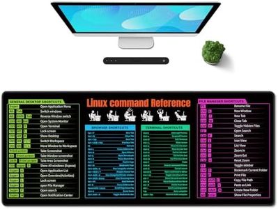 Galdas Gaming Mouse Pad XXL XL Large Long Extended Big Mousepad Non-Slip Rubber Keyboard Mouse Pad with Stitched Edges for Laptop Home Office (31.5x11.8x0.08 Inch) -Notes