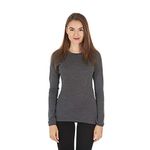 Minus33 Merino Wool Women s Ossipee Midweight Crew Charcoal X-Small