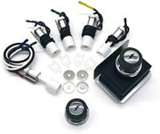 WEMEIKIT 1836-13 7628 7629 Universal Igniter Kit for Weber Genesis 300 Series Front-Control Grills, Genesis E/S 310 320 330 Starter Kit, 65946 65942 Part, 4-Outlet Ignition Replacement 88826