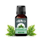 ALLORO Citronella Essential Oil for Aroma Therapy, Diffuser, DIY & Clear Skin (10ml) | Used in Diffusers, Candles, Air Fresheners, Soaps