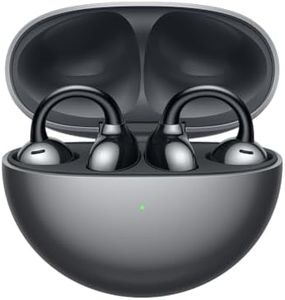 HUAWEI FreeClip Wireless Earbuds, Black, Ground-Breaking Aesthetic Design, Open-Ear Listening, Feather-Light Wearing, AI Crystal-Clear Call, Long Battery Life - AU