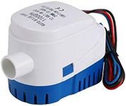 Meagkka Boat Bilge Pump 12V 1100GPH Automatic Submersible Bilge Pump for Marine RV with Float Switch