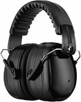 YANKUIRUI Ear Protection for Shooting SNR 34dB Safety Ear Defenders Muffs Ear Protectors Provide Hearing Protection(Black)