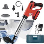 Electric Toilet Plunger - Heavy Duty High Pressure Air Drain Cleaner Tool for Bathroom, Floor Drain, and Toilet - Easy to Use with Exceptional Results