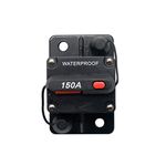 MASO 150 Amp Waterproof Circuit Breaker with Manual Reset Suitable for Motor Auto Car Marine Boat Bike Stereo Audio 12V-24V DC