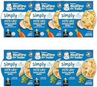 Gerber Mealtime for Toddler, Pick-Ups, Ravioli Multipack, 6 oz Tray (Pack of 6), Variety Pack