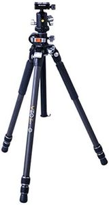 Vanguard Tripod VEO 3+ 263CB I Tripod for Professional Camera I Carbon Fibre Material I 15 Kg Load Capacity I 5.65 Feet Maximum Height I With Ball Head I Carry Bag Included