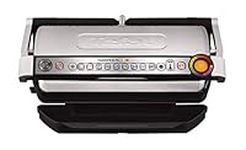 Tefal OptiGrill+ XL GC722D40 Intelligent Health Grill, 9 Automatic Settings, Stainless steel, 2180W, 6-8 Portions, 48.9 x 38.2 x 22.8 cm