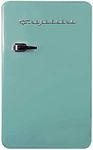 Frigidaire EFR372-MINT 3.2 Cu Ft Retro Compact Rounded Corner Premium Mini Fridge, Mint