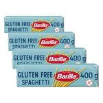 Barilla Gluten Free Spaghetti Pasta – Authentic Italian Long Cut Pasta Made with Corn & Rice – Single Pack of 4 x 400g