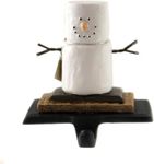 Christmas Decoration- Cast Iron/ Resin S'mores Stocking Holder by Midwest CBK