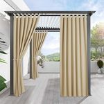 RYB HOME Outdoor Patio Curtains - B