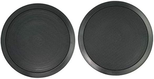 Rockville (2) CC80T Black 8" Commercial 70v Ceiling Speakers for Restaurant/Bar