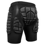 SOURRI 3D Protective Padded Shorts for Snowboard,Skate and Ski, Protection for Hip,Butt and Tailbone (Small)