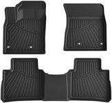Forccord Custom Fit for Floor Mats Nissan Rogue 2023 2022 2021 (No Sport Models) All Weather Protection TPE Black Heavy Duty Car Mats Floor Liners Interior Automotive Accessories