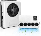 12V 10500BTU Universal Electric RV Truck Camper Van Air Conditioner New Energy electric Automotive Split Air Conditioner AC Unit 12V for truck, semi trucks, RV,Van ac（White)