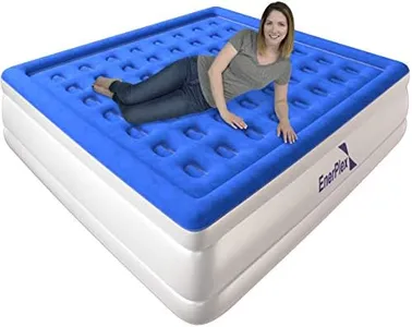 EnerPlex King Air Mattress with Built-in Pump - 18 Inch Double Height Inflatable Mattress for Camping, Home & Portable Travel - Durable Blow Up Bed with Dual Pump - Easy to Inflate/Quick Set Up��﻿