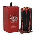 Vampire Blood Tear Candle, Time Suitable for Halloween, Gothic Rituals, Spooky Décor, Horror Theme Party Decoration Goth Witch Gift Desktop Ornaments Creepy Candles (Large)