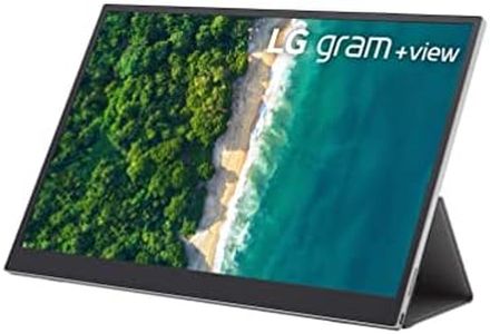 LG Electronics Portable Monitor, View 16-inch with USB Type-C, DCI-P3 99% (Typ.), On Screen Control, Auto Rotate, LG gram +View Cover