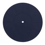 Turntable Platter Mat, 7" Silicone Rubber Slipmat Universal for All Record Suitcase LP Players by Gartopvoiz