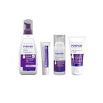 ACNECIDE + PURIFIDE Glow Up Skincare Set, with Acnecide Face Gel for Spot Treatment (15g), Purifide Microbiome Equalizer (50ml), SPF 30 Moisturiser (50ml) & Daily Cleanser (235ml)