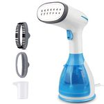 【Upgraded】 Cadrim Steamer for Clothes, Portable Clothes Steamer Handheld Garment Wrinkles Remover 1100W 280ml Travel Steamer Fabric 20s Fast Heat-up Auto-Off Ideal for Home Office