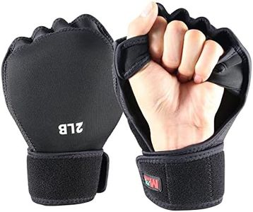 Weighted Gloves 4lb(2lb Each), Weighted Boxing Gloves for Men Women, Soft Iron Fitness Gloves, Washable, for Gym Boxing Swimming Strength Training (4lb)